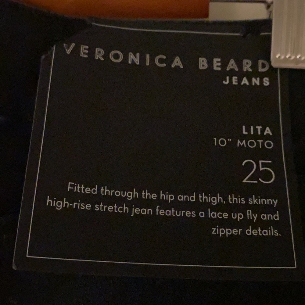 Veronica Beard Lita Moro Skinny Jeans 25 NWT - Picture 7 of 10